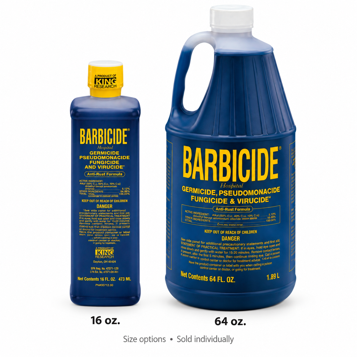 BARBICIDE Disinfectant Concentrate — 16 or 64 oz