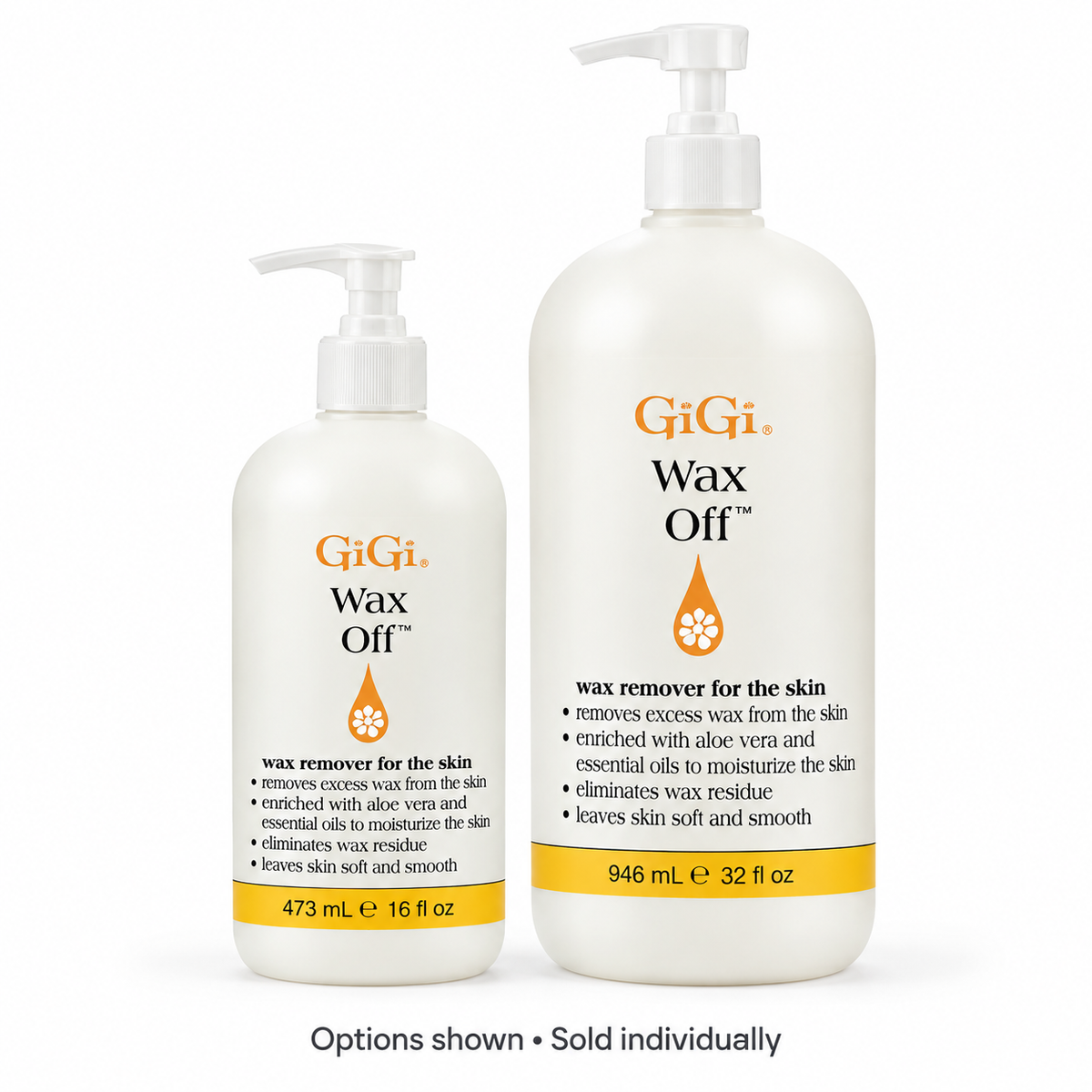 GiGi Wax Off Skin Wax Remover — 16 or 32 oz
