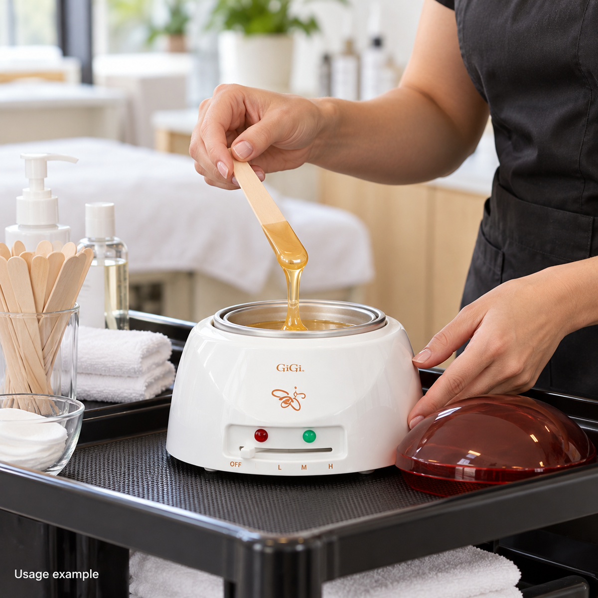 GiGi Electric Economy Wax Warmer — AI-generated usage example