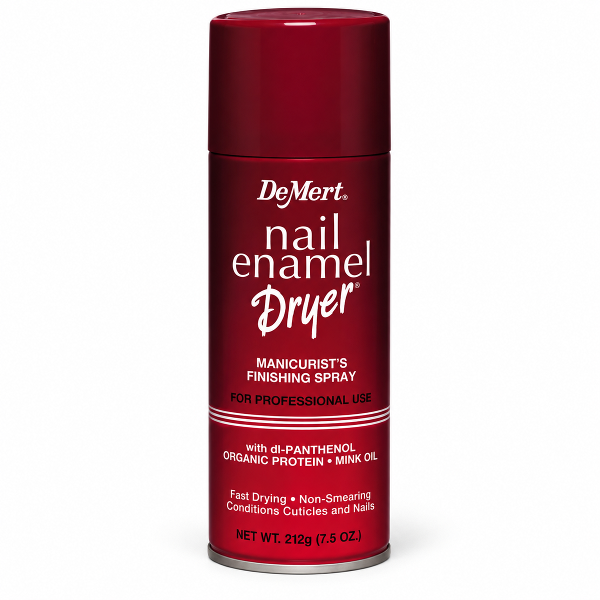 DeMert Nail Enamel Dryer 7.5 oz — single can shown; choose 1, 6 or 12 cans