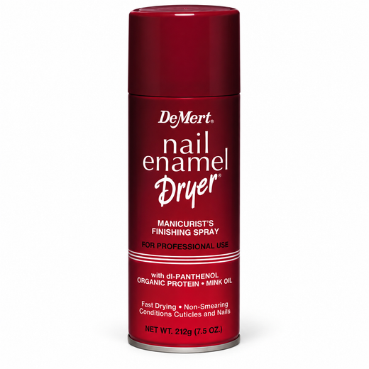 DeMert Nail Enamel Dryer 7.5 oz — single can shown; choose 1, 6 or 12 cans