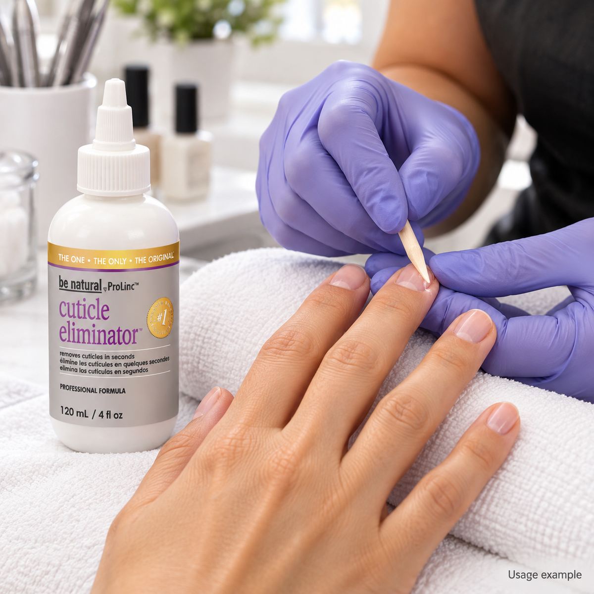 ProLinc Be Natural Cuticle Eliminator — 4 oz — AI-generated usage example