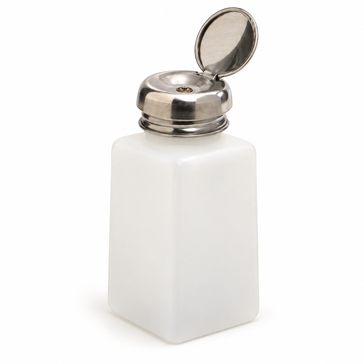 DL-C133 DL Pro Metal Flip-Top Pump Dispenser Bottle — 6 oz / 8 oz — empty bottle or pump only