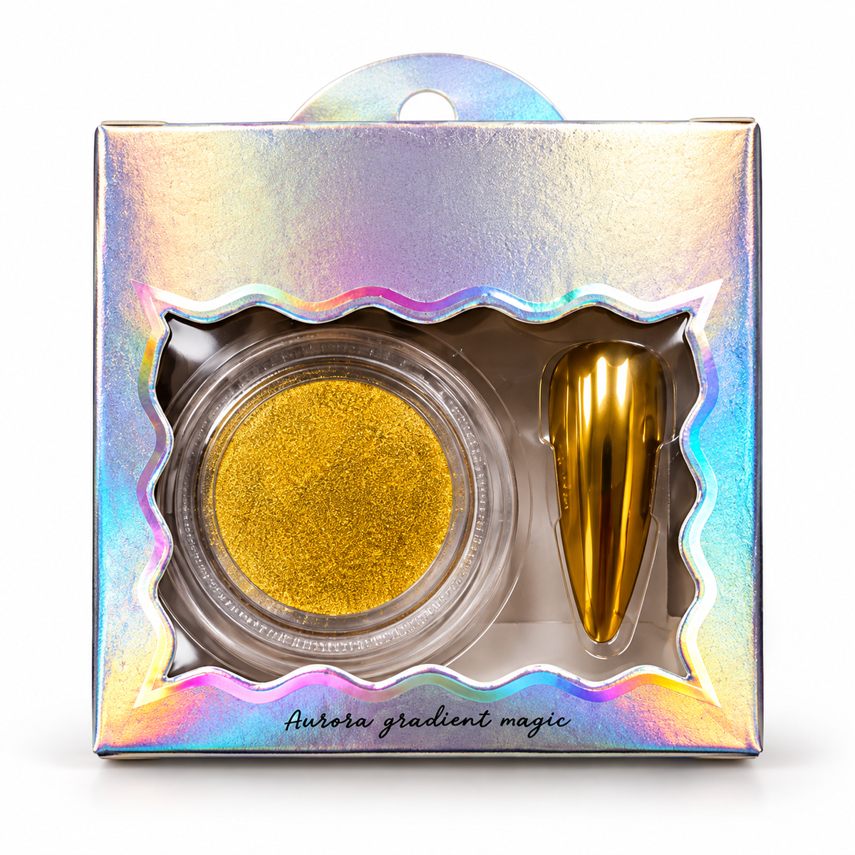 05 Gold Chrome Powder — individual packaged product, retouched photo.