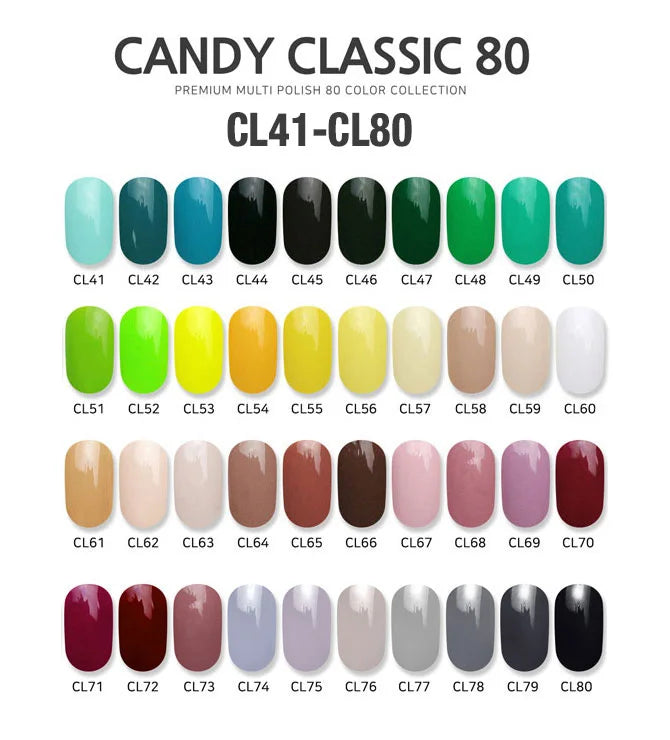 Sweet Candy Classic Colors Individual (CL1-CL80, SY81-SY86)