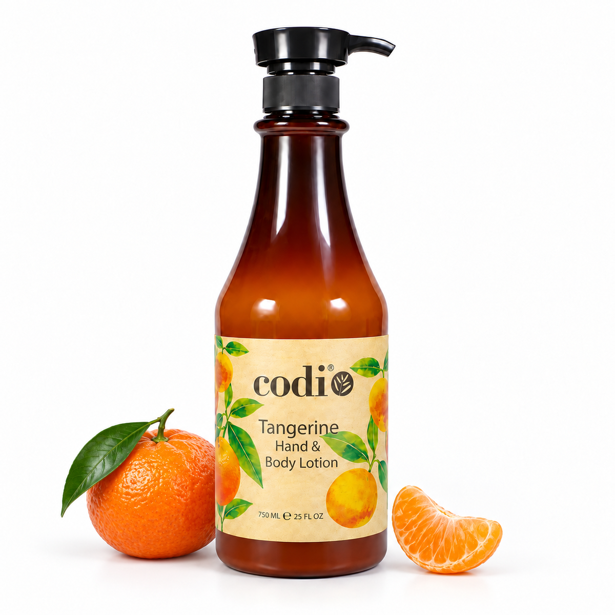 Codi Tangerine Lotion · 750ml Pump with scent botanicals