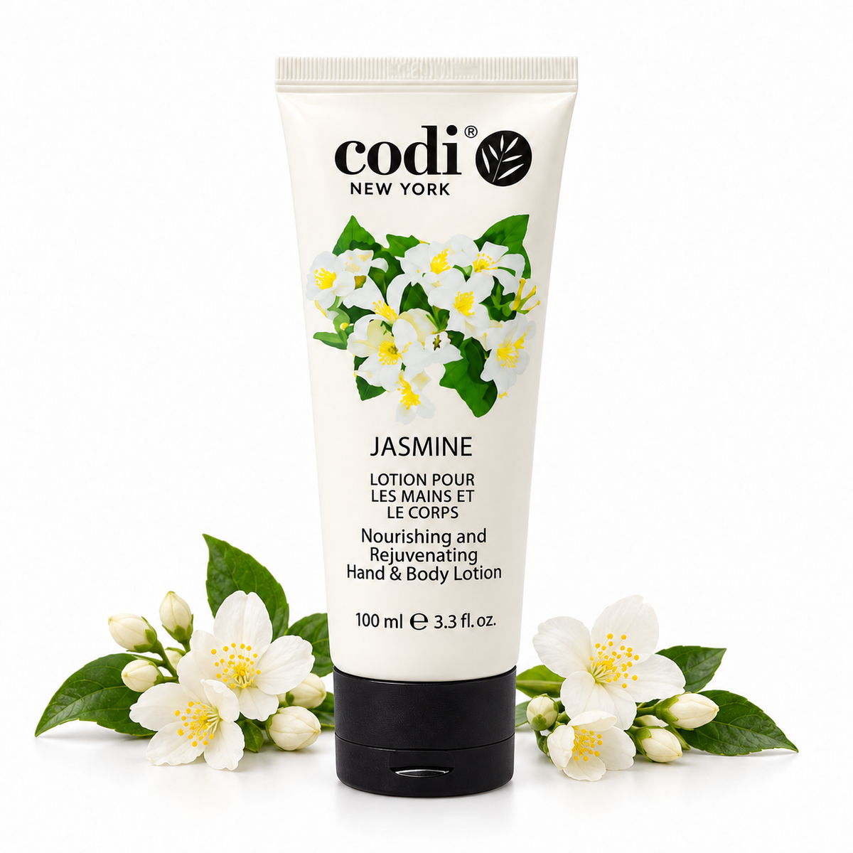 Codi Jasmine Lotion 100ml with jasmine blossoms
