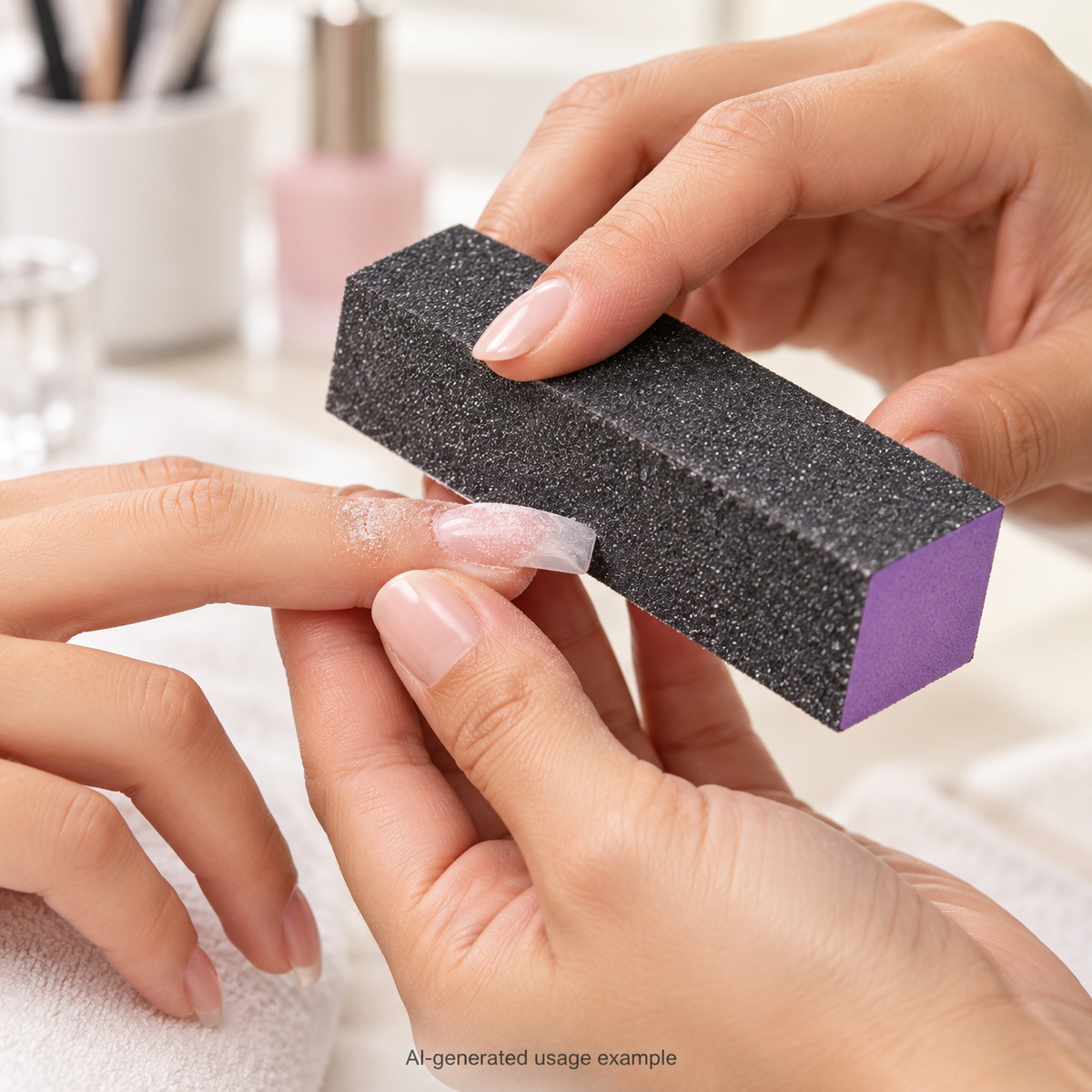 DL Pro Purple Coarse Sanding Block — 100 Grit | DL-C44 — AI-generated usage example