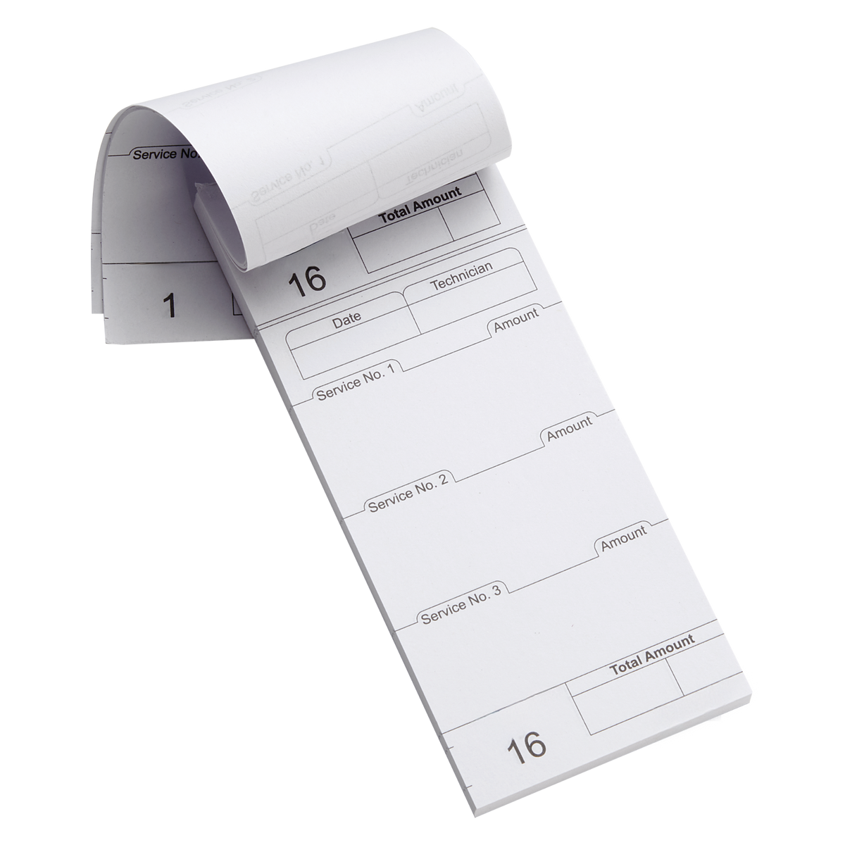 DL Pro DL-C598 numbered service ticket pad, 100 sheets