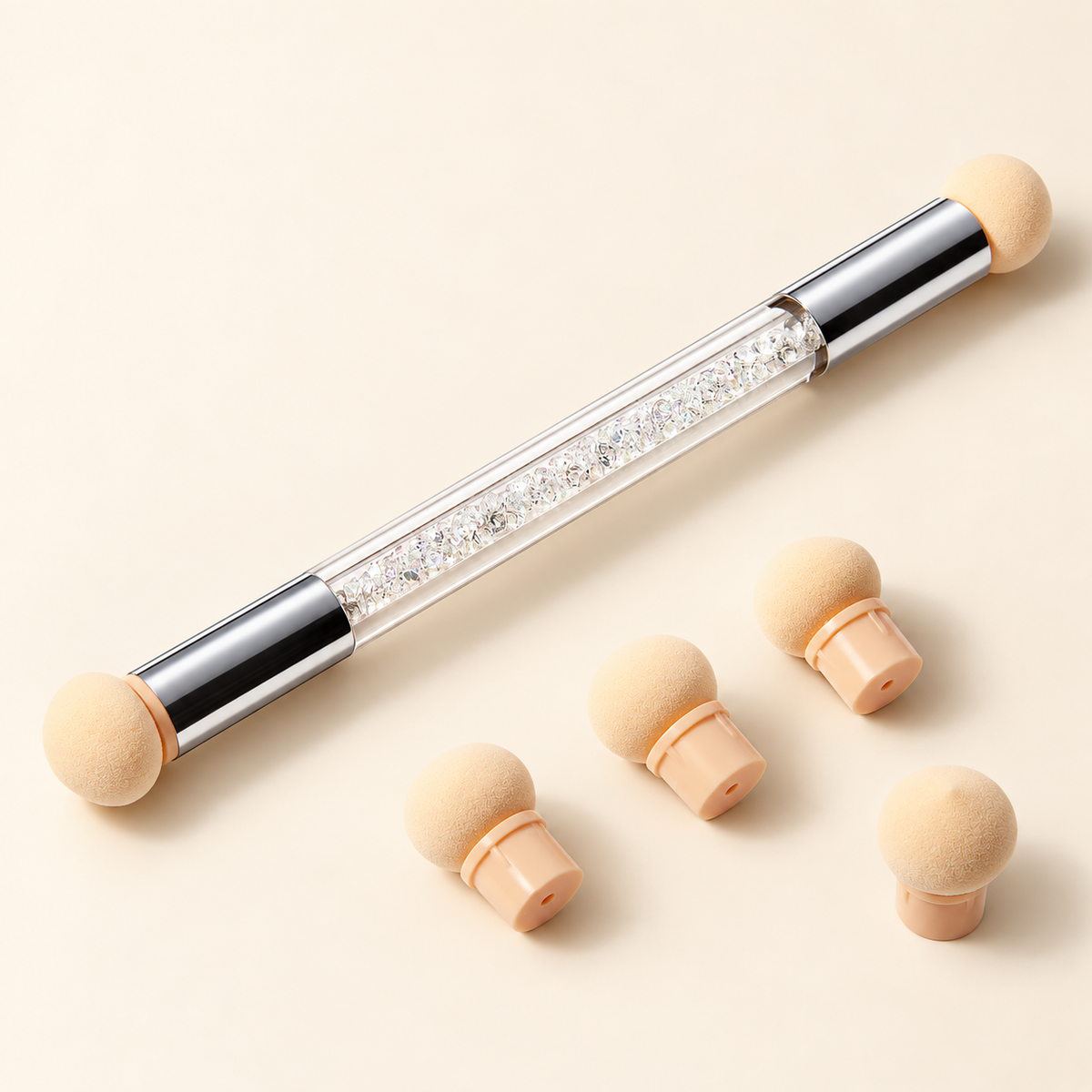 DL-C503 double-ended sponge tool with four replacement tips