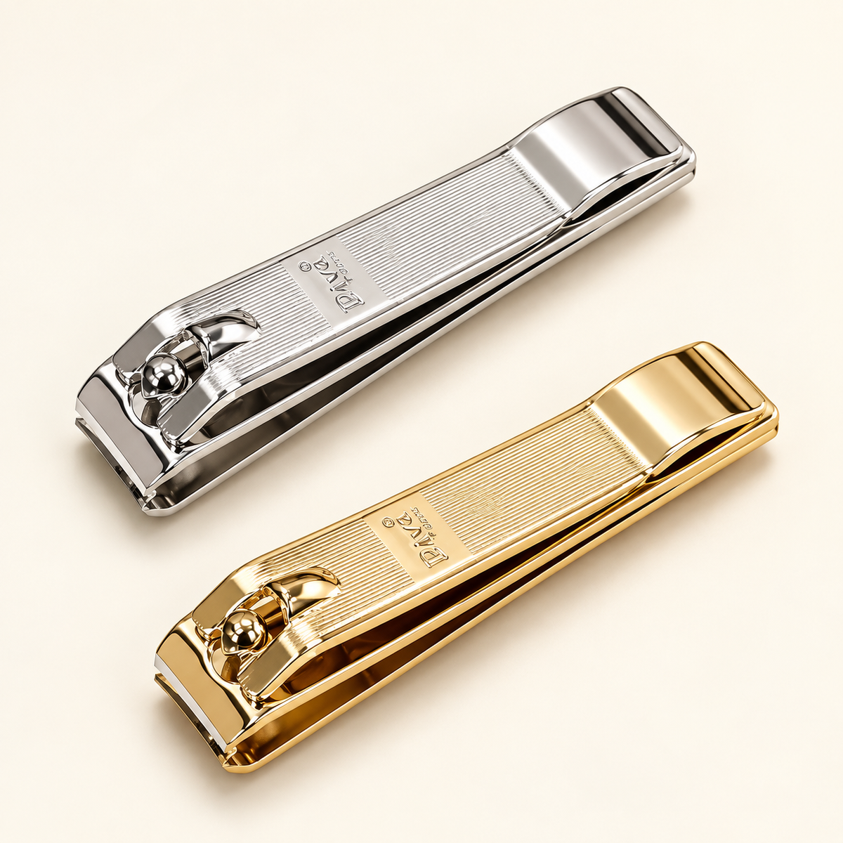 777 straight nail clippers in silver and gold finishes; price is for one clipper
