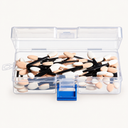 Beauty Inspo dual-tip foam applicators, 100 count with clear case