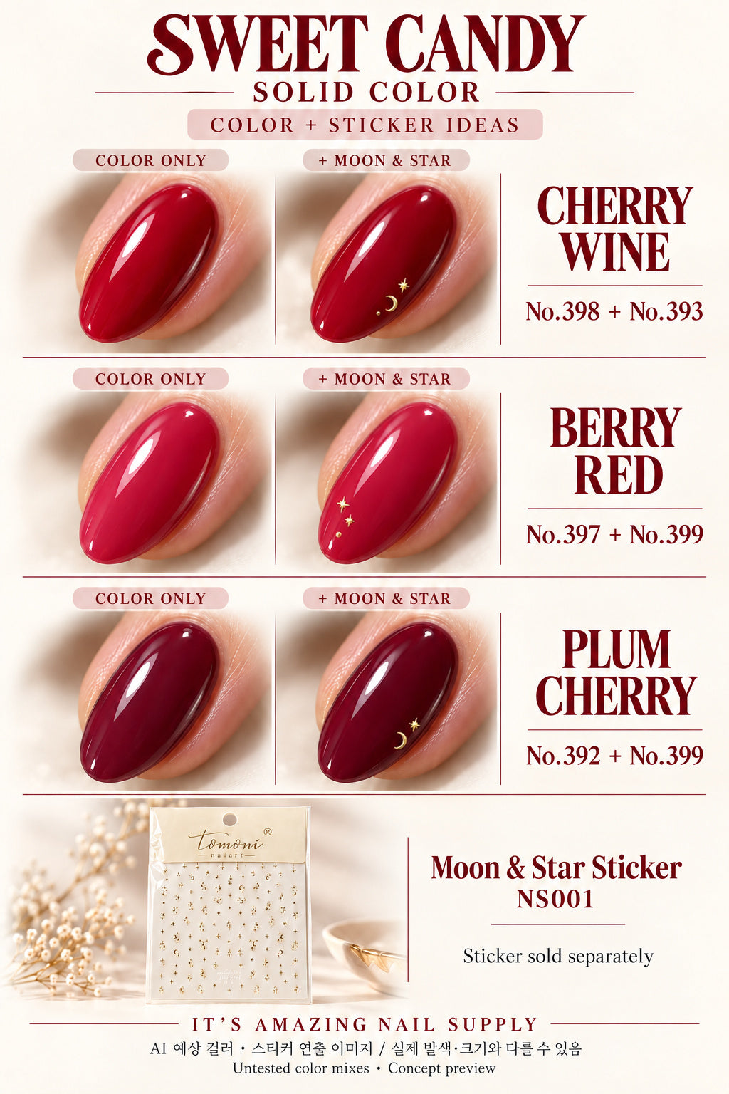 Sweet Candy fall color and sticker ideas