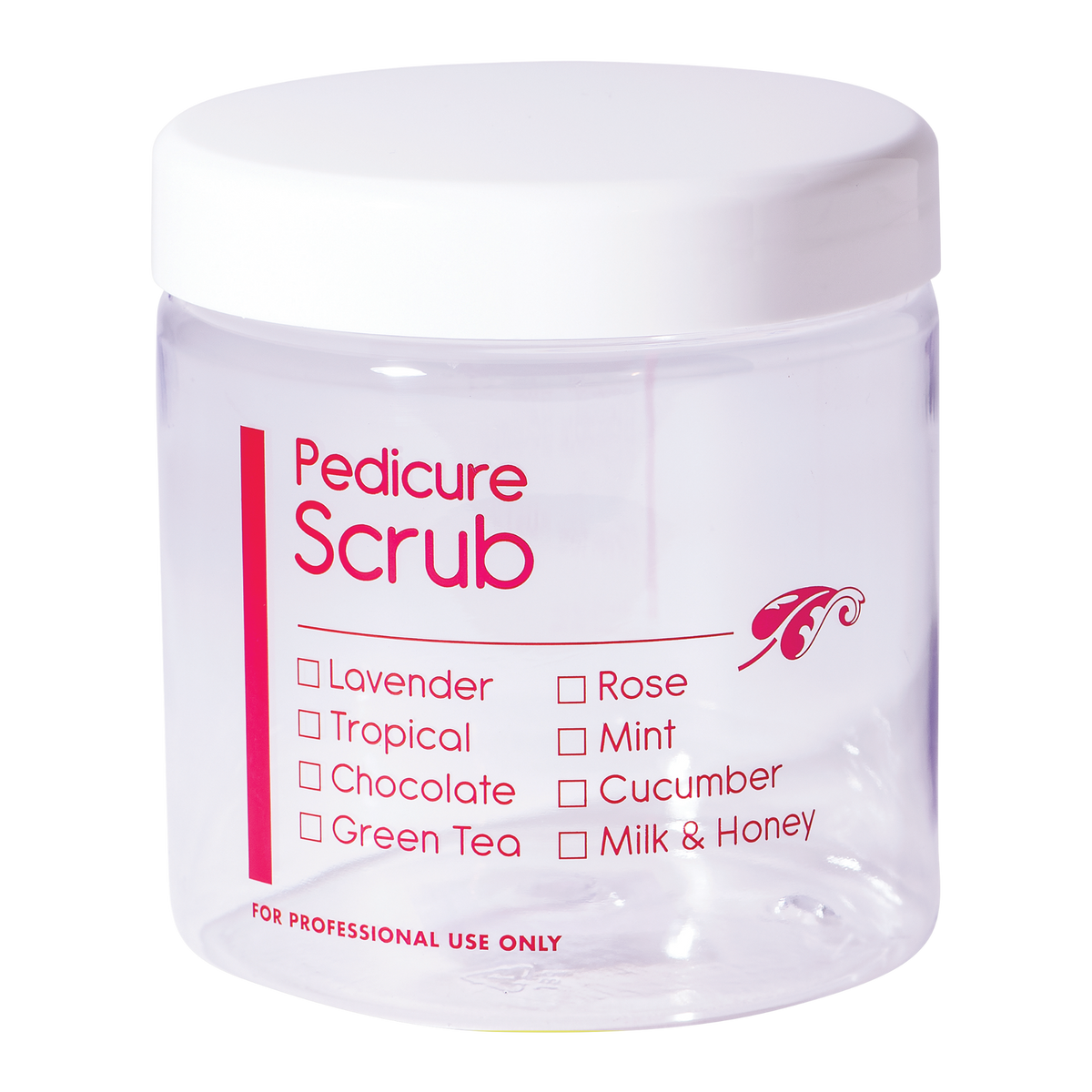 FantaSea Pedicure Scrub Empty Jar — 16 oz, 1 Jar | FSC493