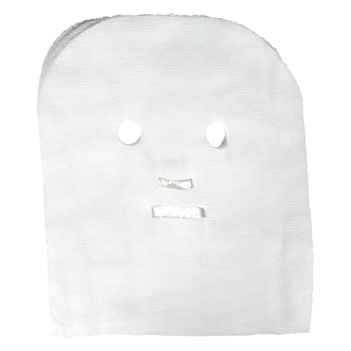 FantaSea Pre-Cut Cotton Gauze Facial Masks — 50 Count | FSC636