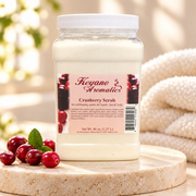 Keyano Cranberry Scrub — styled product photo; decorative props not included.