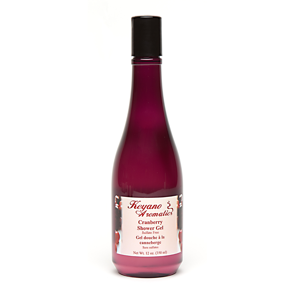Keyano Cranberry Shower Gel — 12 oz, manufacturer source photo.