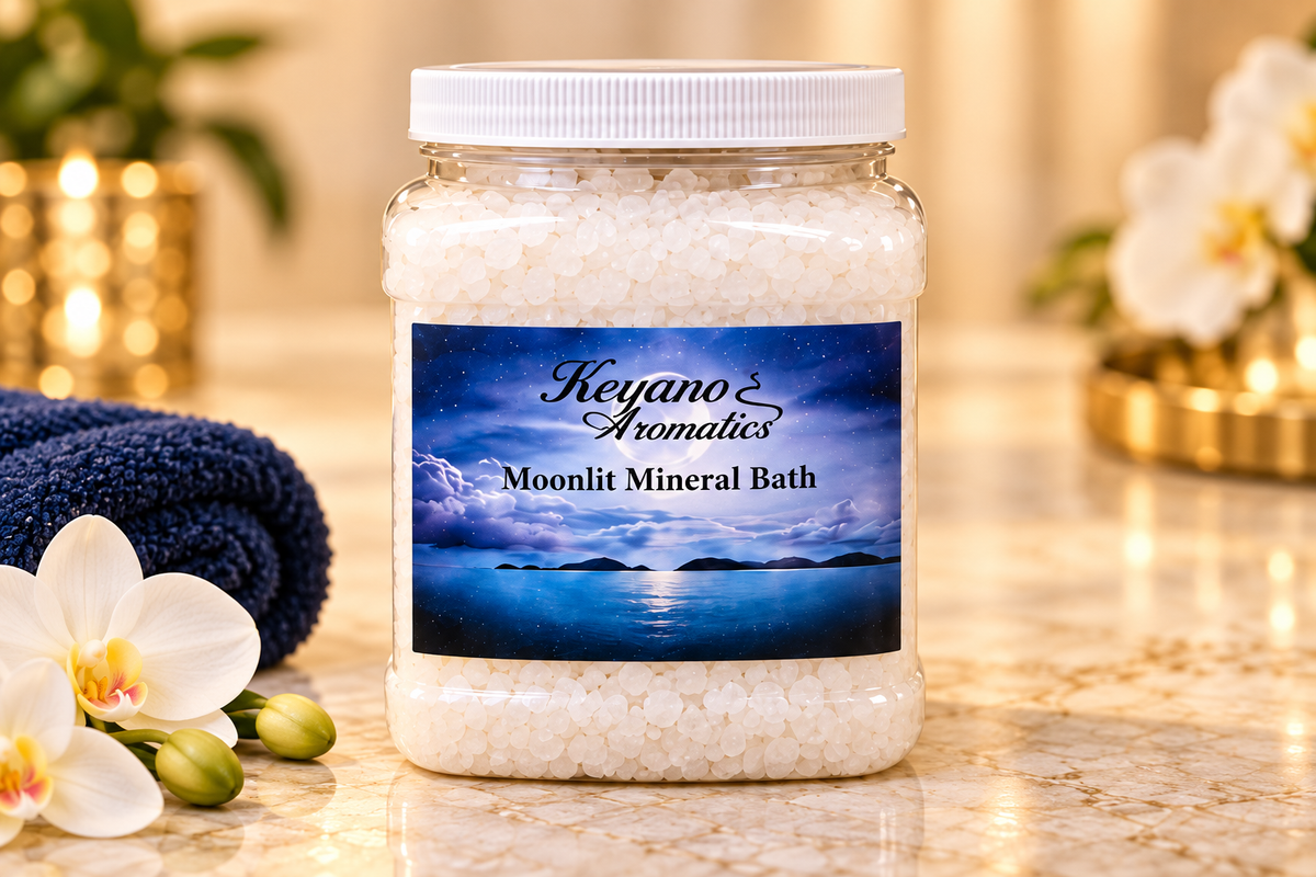 Keyano Moonlit Mineral Bath 64 oz — individual product, decorative props not included