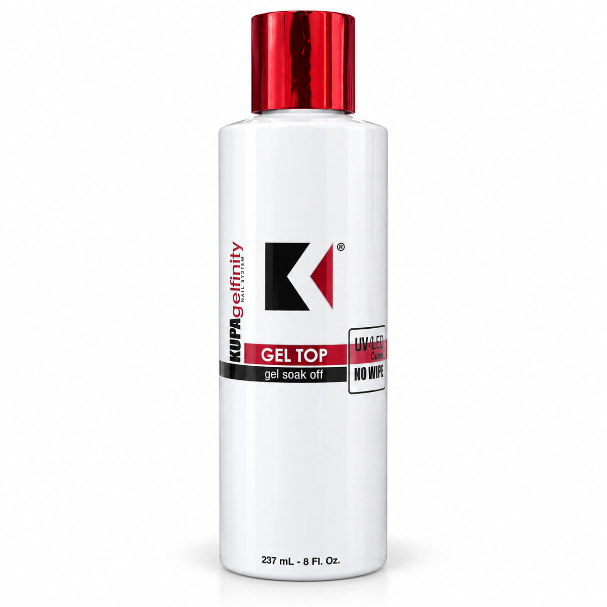 KUPA GelFinity no-wipe top coat 8 oz refill