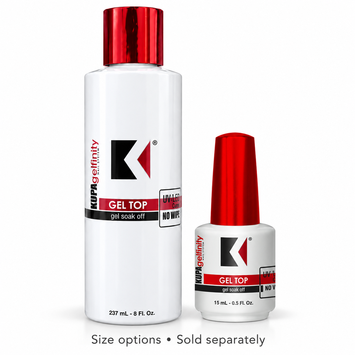 KUPA GelFinity top 8 oz and 0.5 oz size options, sold separately