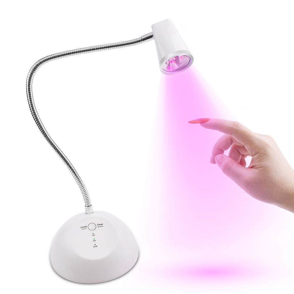 WOORI 18W Rechargeable Touch LED Flash Cure Lamp – Soft Gel Tips