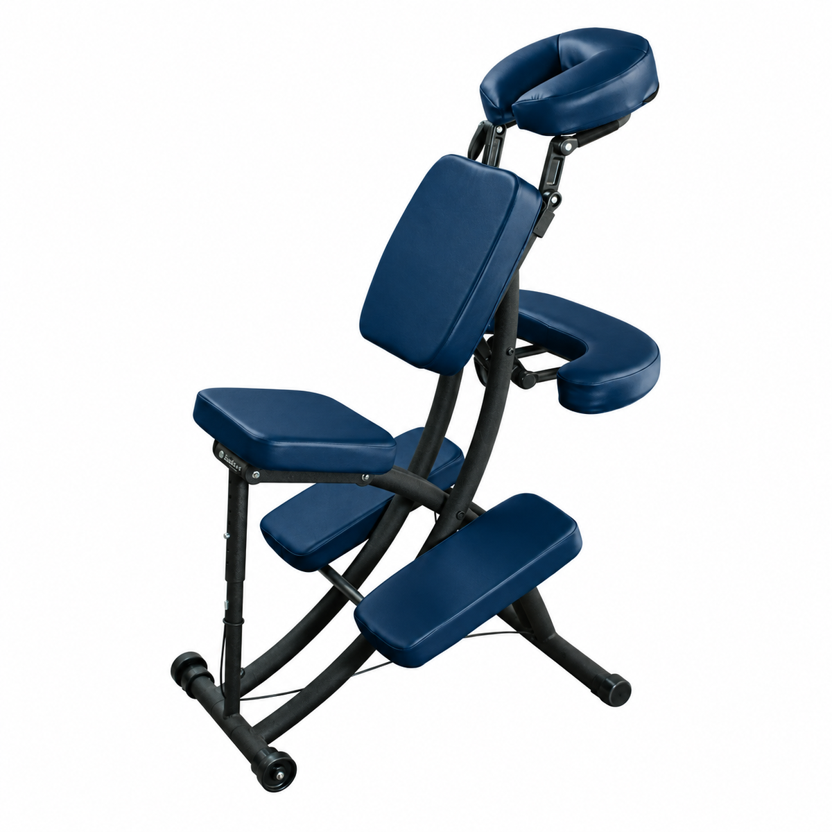 Oakworks Portal Pro Sapphire — digitally recolored reference preview, actual upholstery color may vary; carry case not included