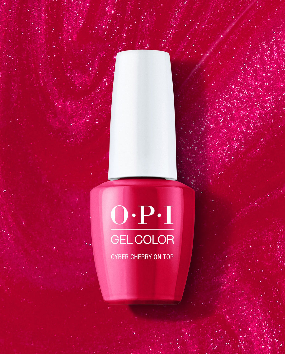 OPI GC F014 Cyber Cherry on Top — official product photo