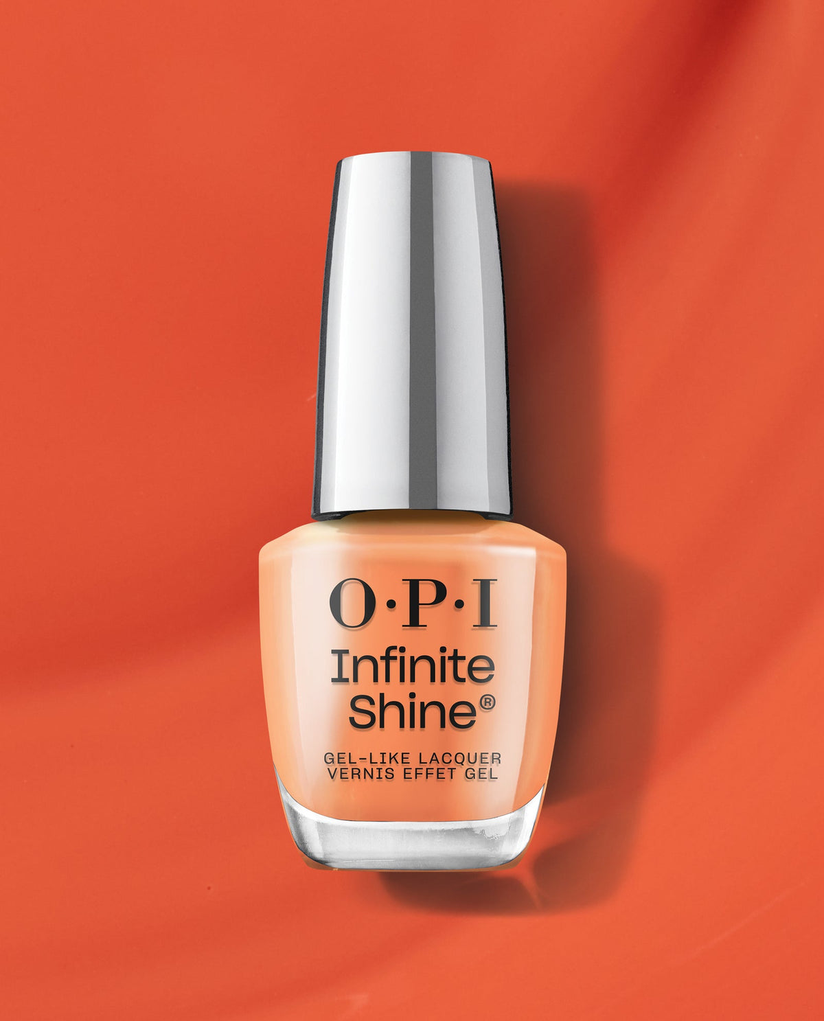 OPI Infinite Shine 117 — Always within Peach
