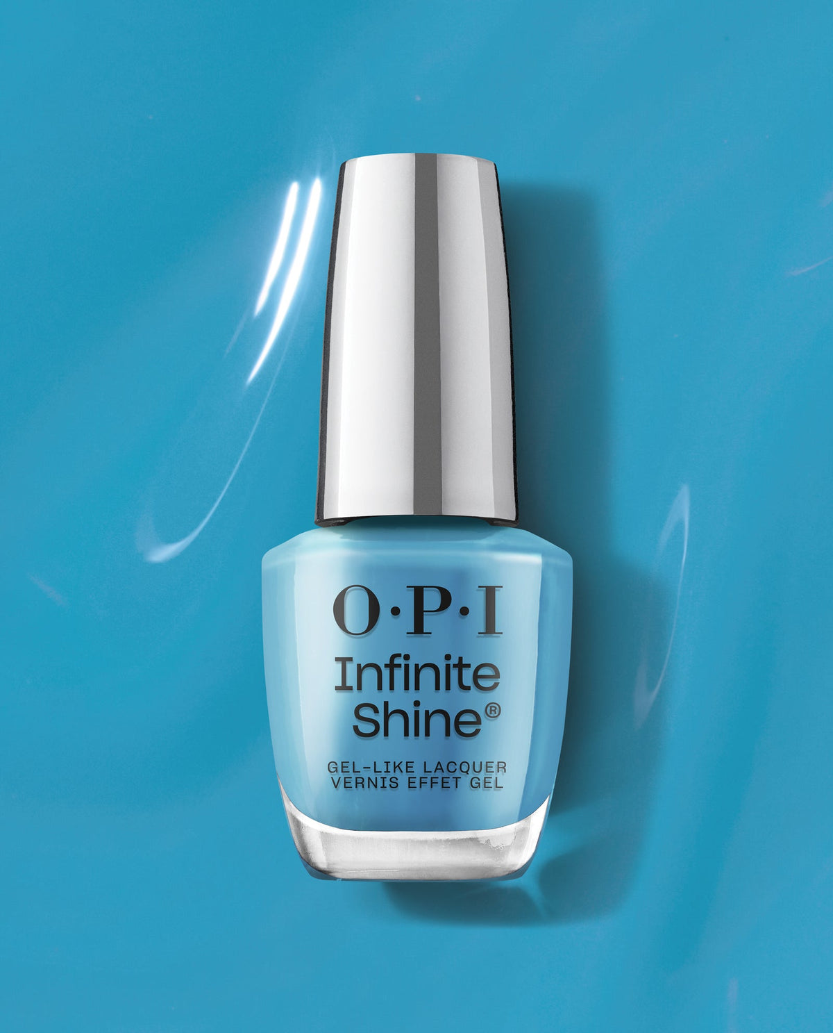 OPI Infinite Shine 125 — Never Leavin' Blue