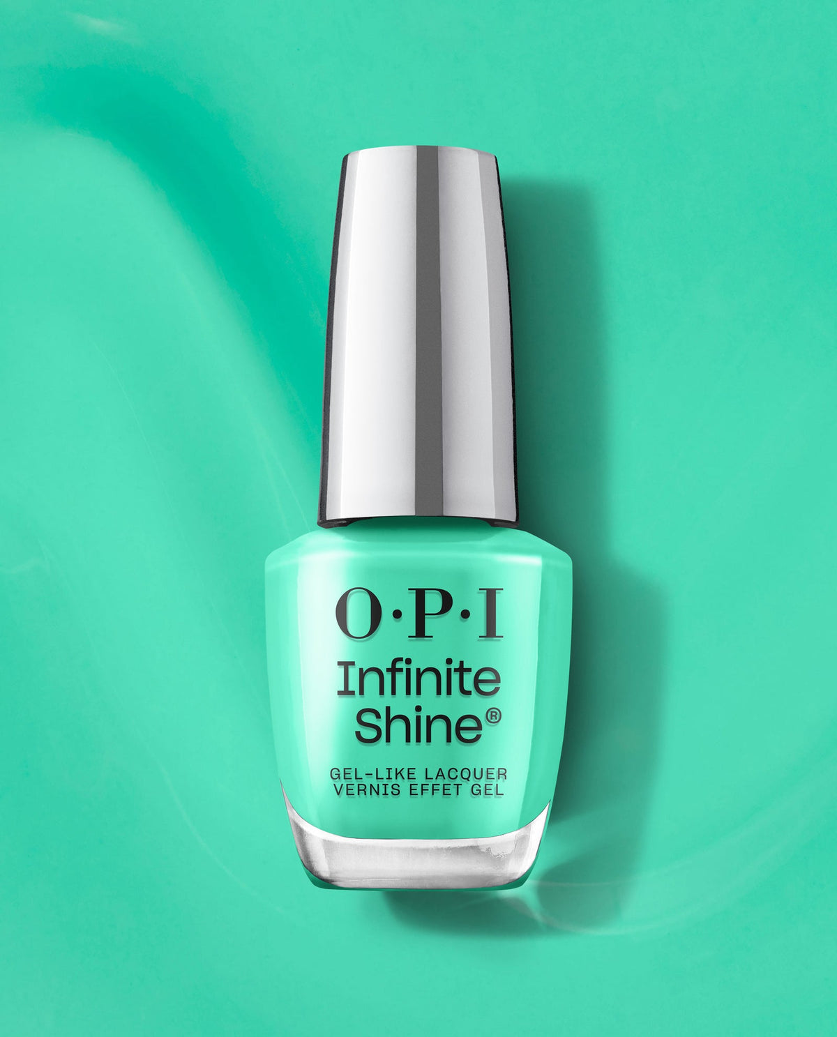 OPI Infinite Shine 214 — Follow the Ice Green Truck