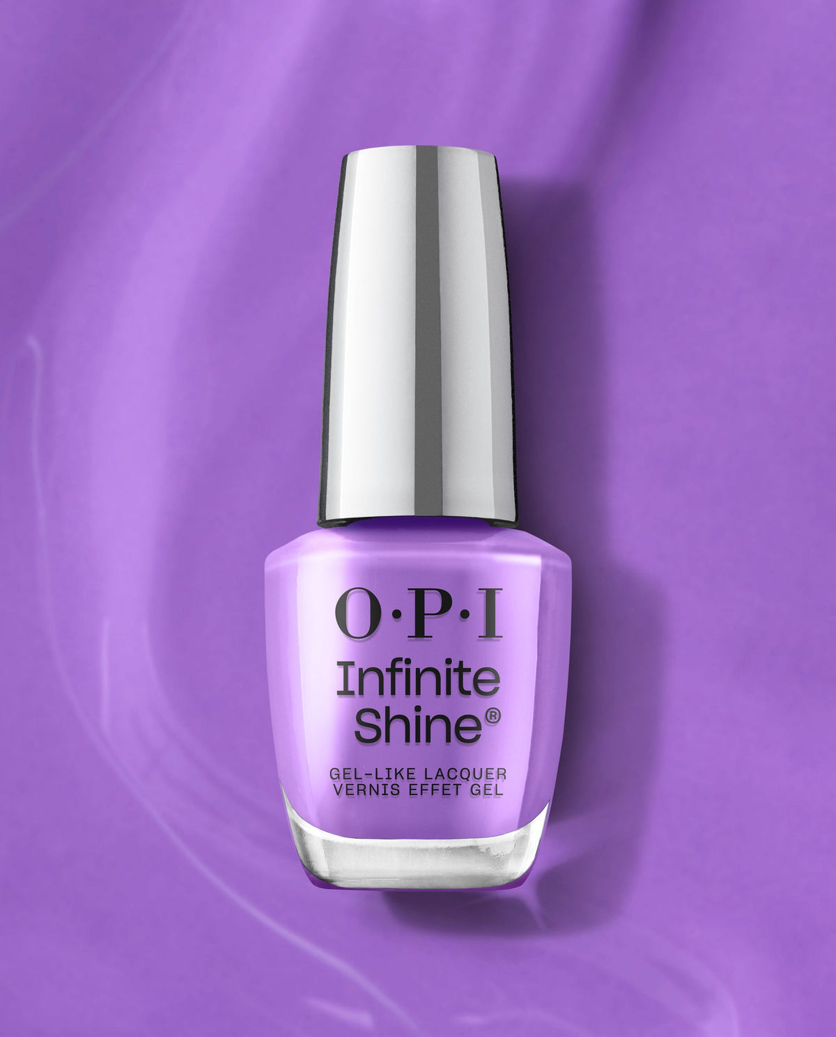 OPI Infinite Shine 217 — Here Plums the Sun