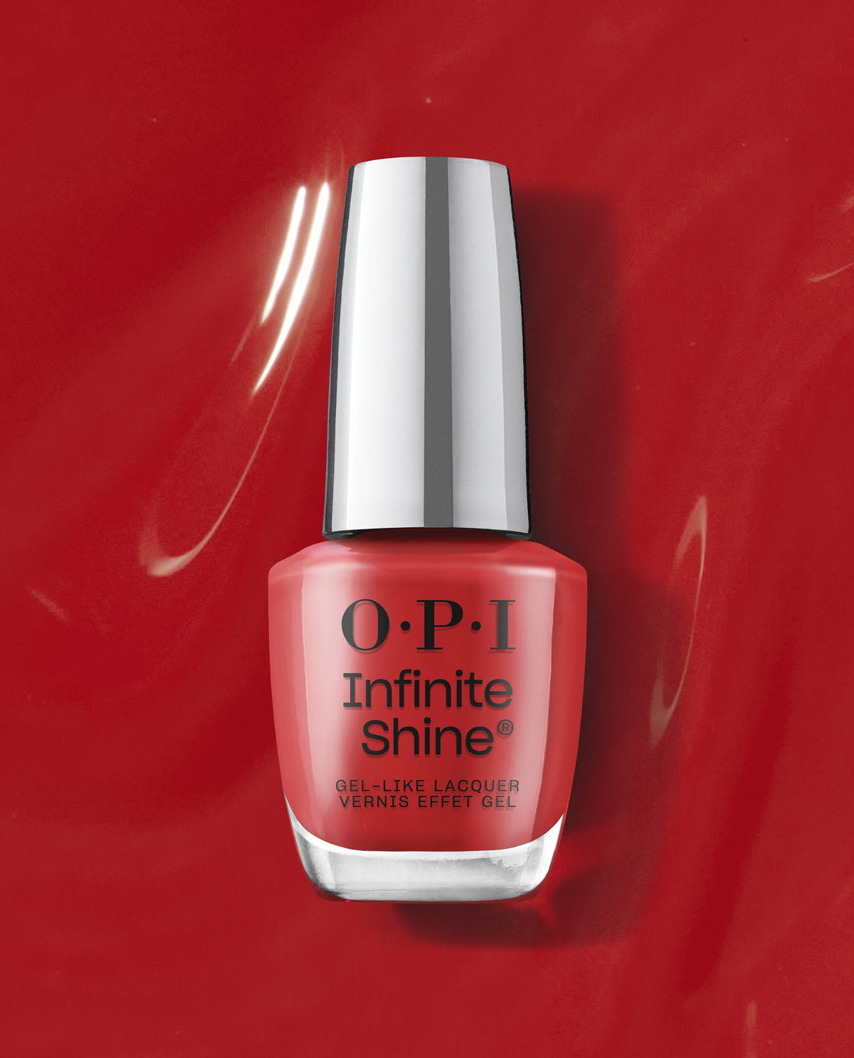OPI Infinite Shine N25 — Big Apple Red®