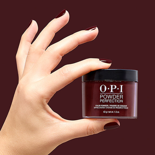 OPI Powder Perfection DPF042 Vampire State Building 1.5 oz jar jar and manicure