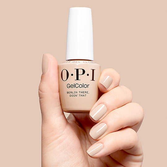OPI GC F045 Berlin There, Doin’ That bottle and manicure