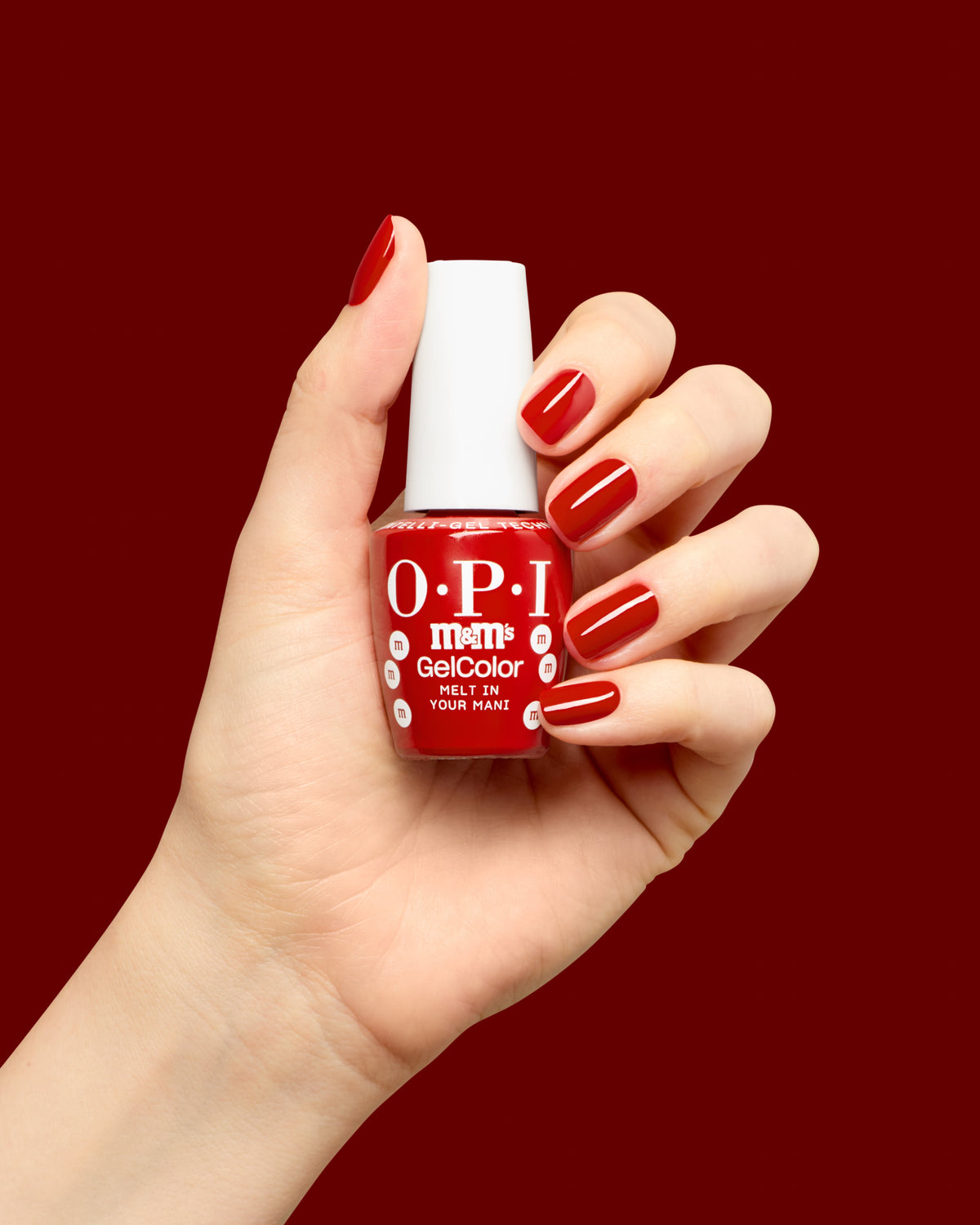 OPI x M&M’s — melt in your mani