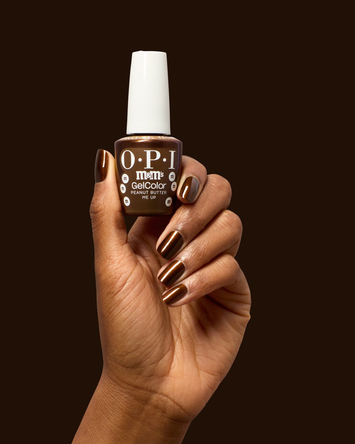 OPI x M&M’s — peanut butter me up
