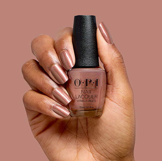 OPI NL F043 Route Beer Float bottle and manicure