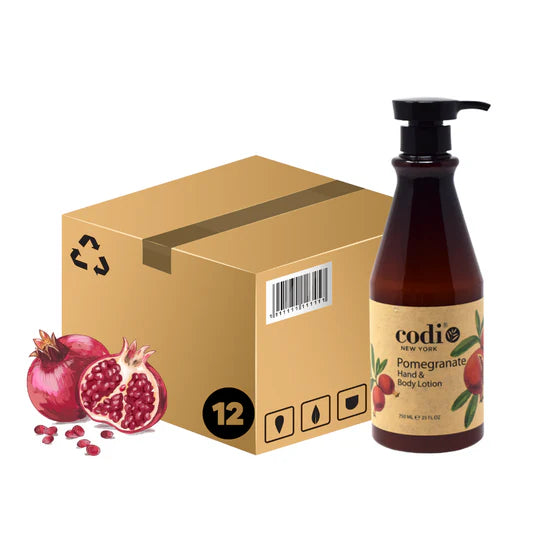 Codi Hand & Body Lotion Pomegranate 750ml - w/Pump