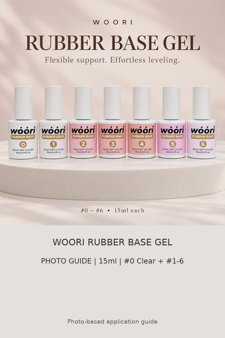 Load video: WOORI Rubber Base — 30-second captioned photo guide