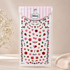 Sweet Candy Rose Nail Sticker | NS008