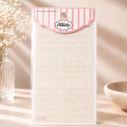 Sweet Candy White Lace Nail Sticker | NS014