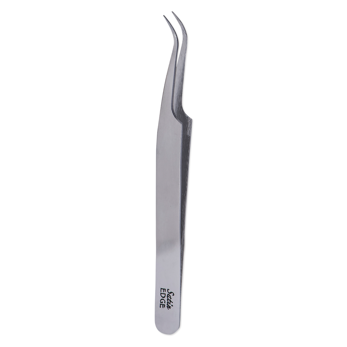 Satin Edge Curved Point Lash Tweezer | SE-2114