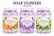 Pedicure Soap Flowers – 1 lb fragrance options, sold individually