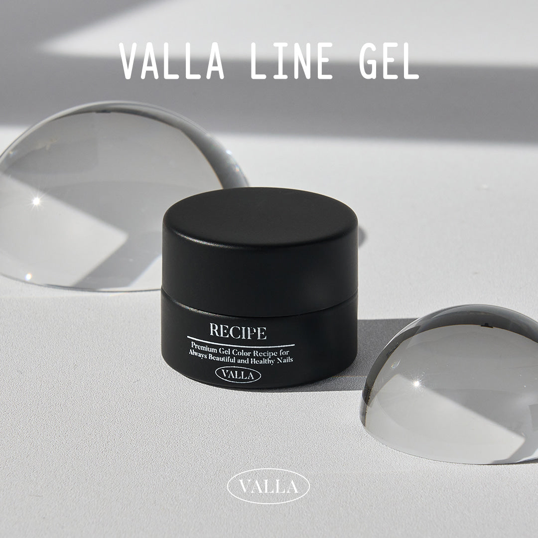 VALLA VL02 Black Veil line gel 5g official product photo