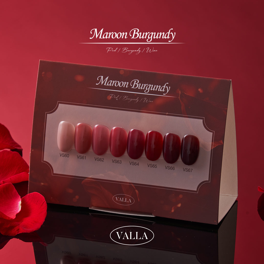 VALLA- Maroon Burgundy Collection — official collection photograph