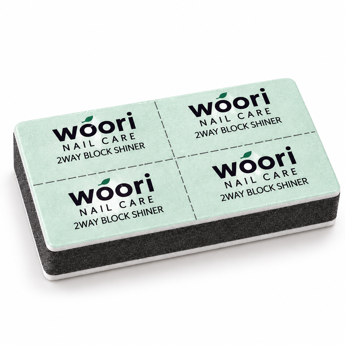 Woori 2-way break-apart shine buffer, one full block, made in Korea