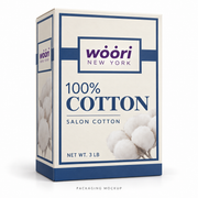 Woori 100% Cotton — 3 lb packaging illustration. Choose 3 lb or 12 lb.