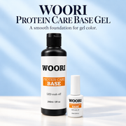WOORI Protein Care Base Gel — 15ml bottle and 240ml refill