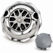 Woori Silver Magnetic Jet Head — front and rear views