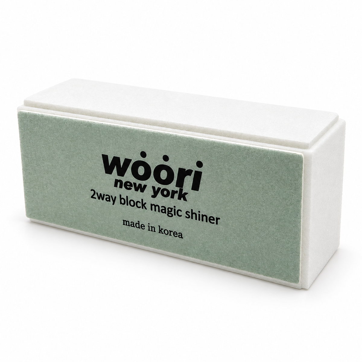 Woori square shiner with green buffing face and white polishing surfaces